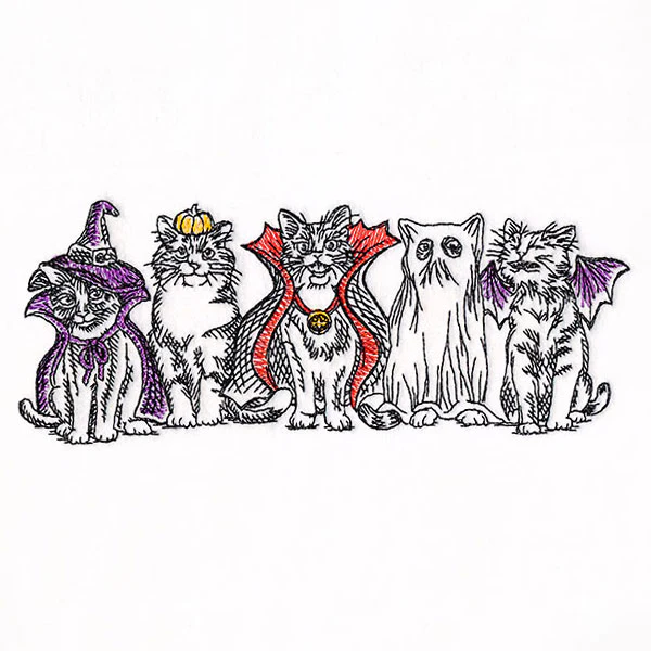 Happy Meow-lloween Cat Border - Image 5