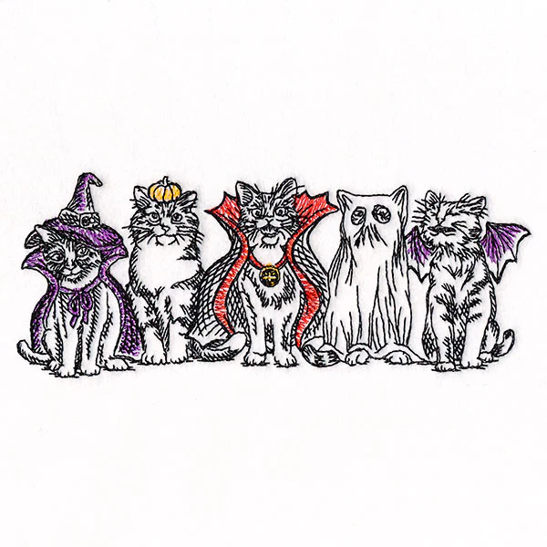 Happy Meow-lloween Cat Border - Image 7