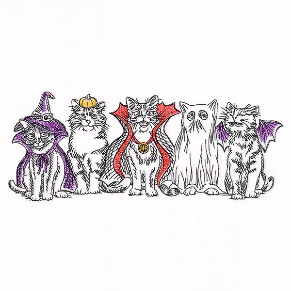 Happy Meow-lloween Cat Border - Image 9