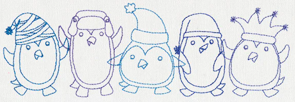 Happy Penguin Border - Image 3