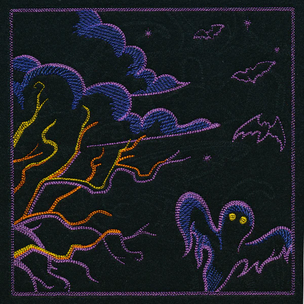 Haunted Halloween Scene II Square 1 - Image 13