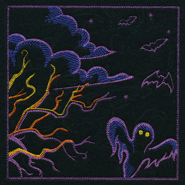 Haunted Halloween Scene II Square 1 - Image 4