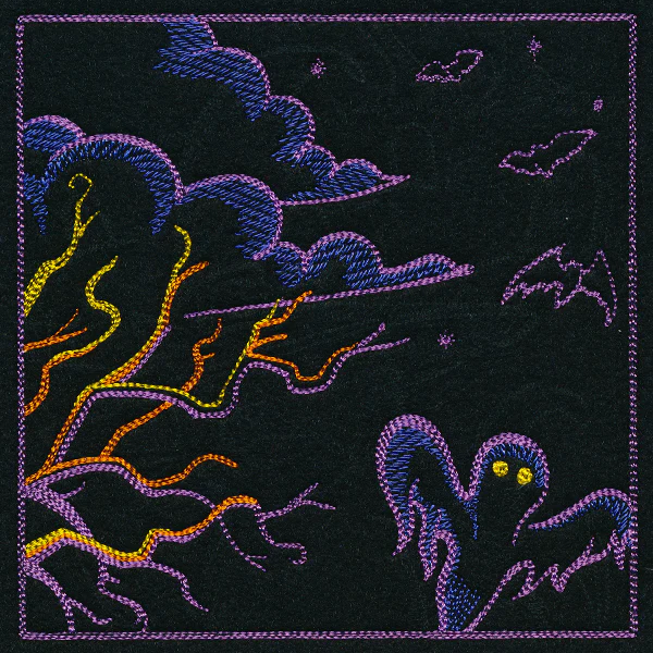 Haunted Halloween Scene II Square 1 - Image 7