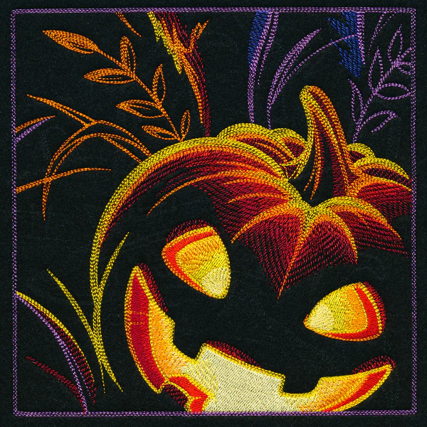 Haunted Halloween Scene II Square 6 - Image 5