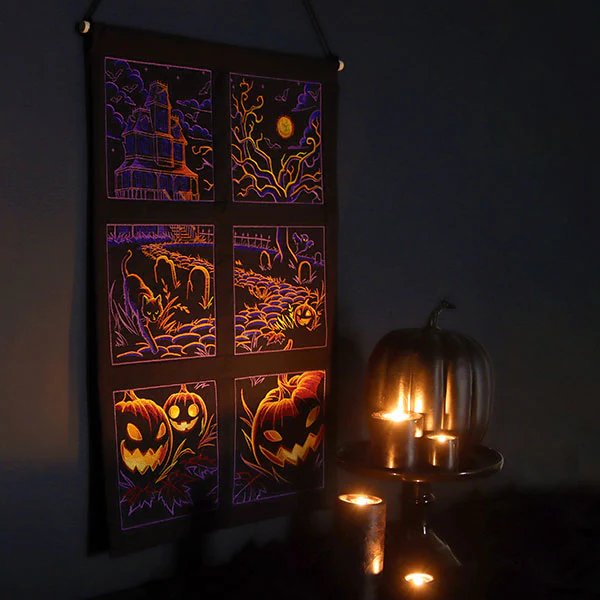 Haunted Halloween Scene Square 2 - Image 6