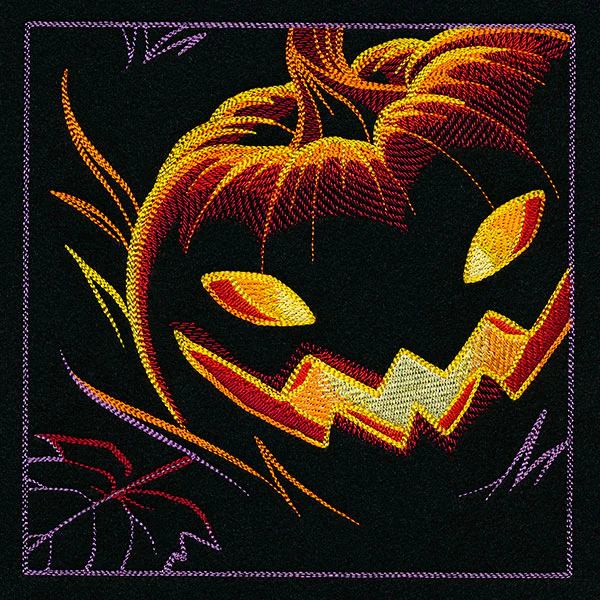 Haunted Halloween Scene Square 6 - Image 4