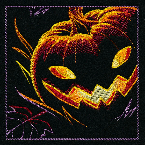 Haunted Halloween Scene Square 6 - Image 7