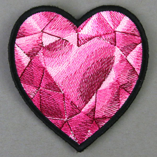 Heart Gem Patch (In-the-Hoop) - Image 3