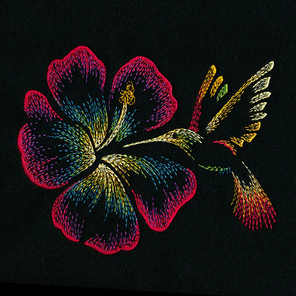 Hibiscus & Hummingbird - Image 3
