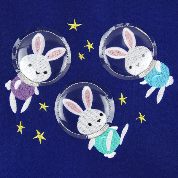 Hippity-Hop Cosmonauts (Vinyl Applique) - Image 2