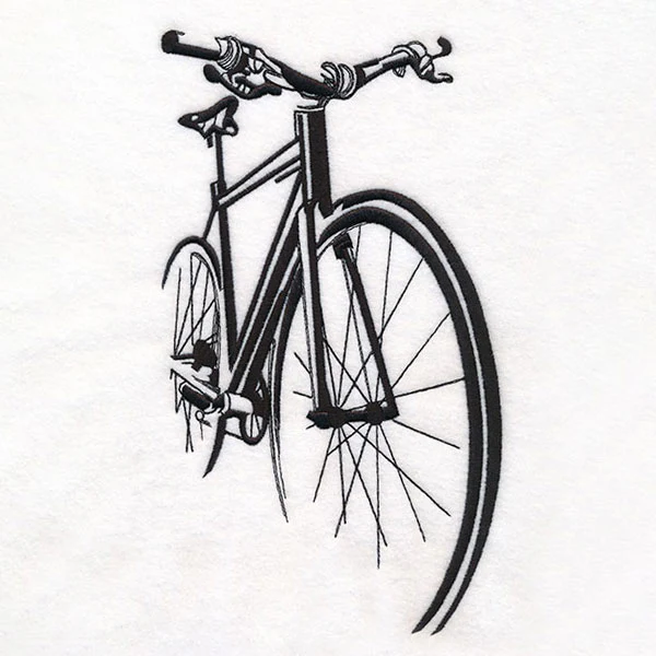 Hit the Trails Bike Silhouette