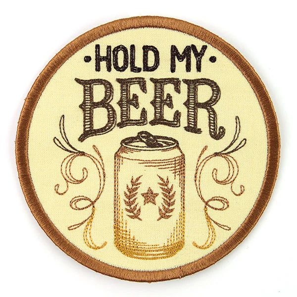Hold My Beer Coaster (In-the-Hoop) - Image 5