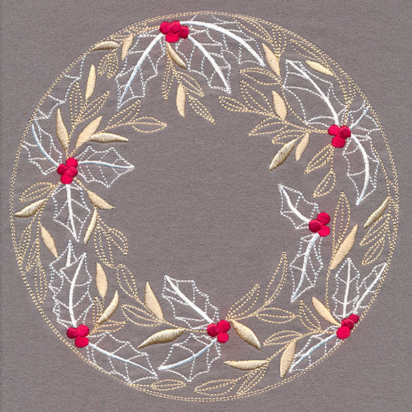 Holly and Berries Wreath - Image 4