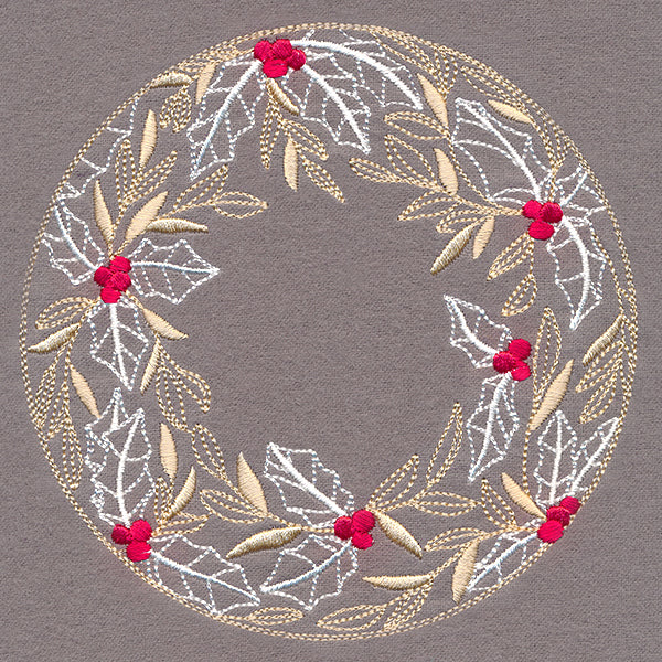 Holly and Berries Wreath - Image 5