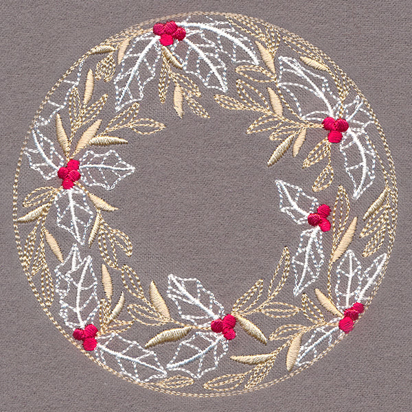 Holly and Berries Wreath - Image 7