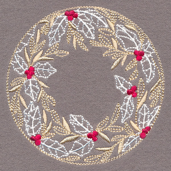 Holly and Berries Wreath - Image 9