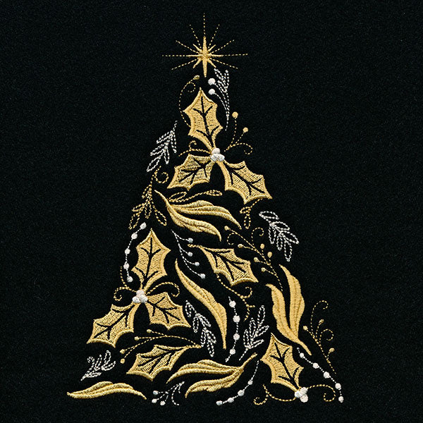 Holly & Berries Christmas Tree - Image 5