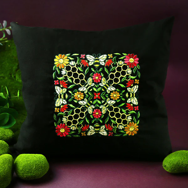 Honeybee Kaleidoscope Square - Image 10