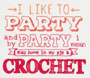 I Like to Party - Crochet - Image 4