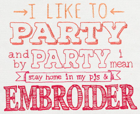 I Like to Party - Embroider - Image 3