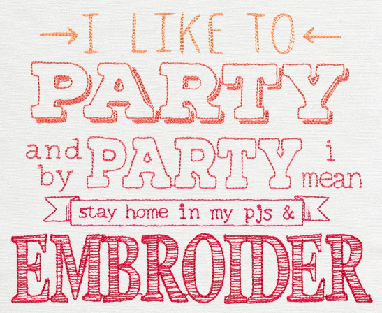 I Like to Party - Embroider - Image 5