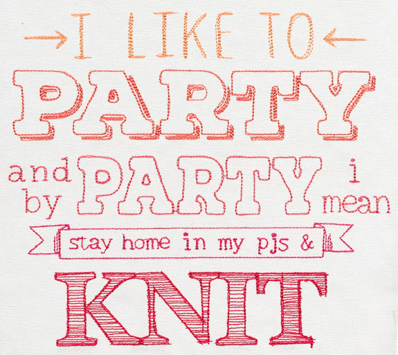 I Like to Party - Knit - Image 5