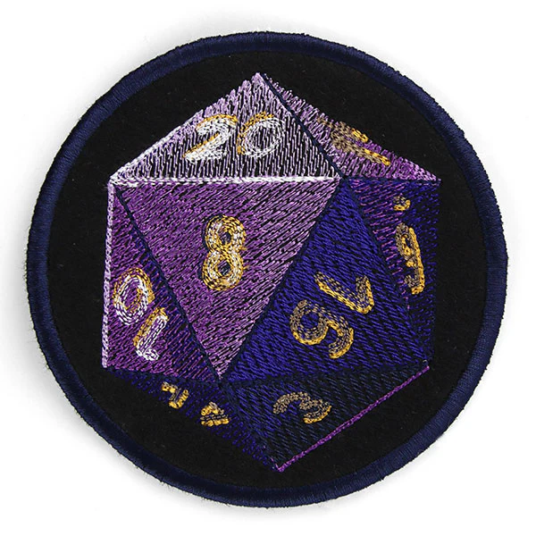 Illuminated D20 Die Coaster (In-the-Hoop) - Image 2