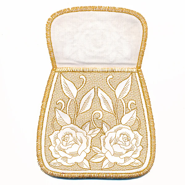 In a Stitch Rose Purse (In-the-Hoop) - Image 6