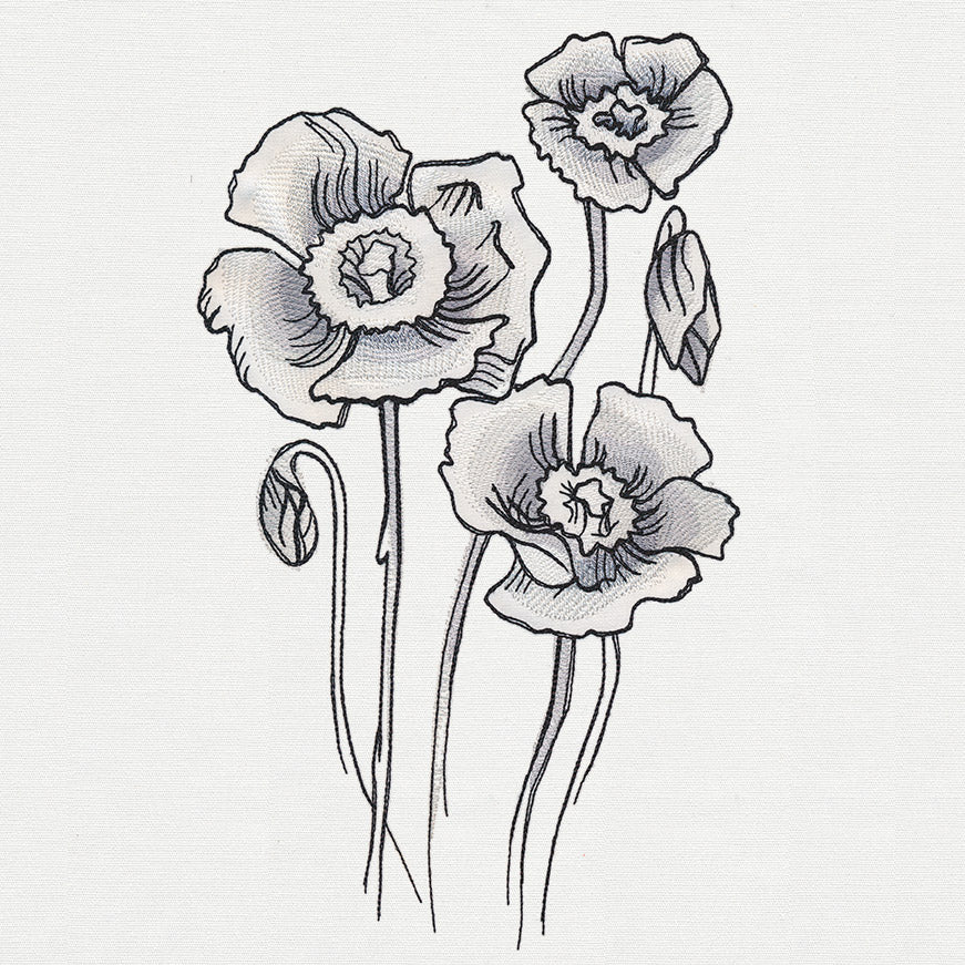 Ink & Wash - Poppies - Image 6