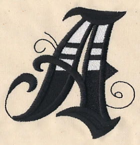 Inked Letter A - Image 5