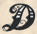 Inked Letter D - Image 4