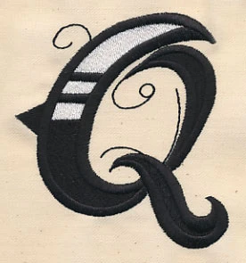 Inked Letter Q - Image 5