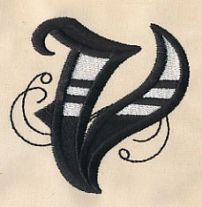 Inked Letter V - Image 2