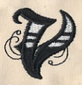 Inked Letter V - Image 4