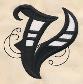 Inked Letter V - Image 5