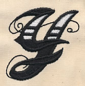 Inked Letter Y - Image 3