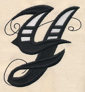 Inked Letter Y - Image 5