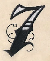 Inked Number 7 - Image 2