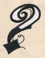 Inked Punctuation - Question Mark - Image 2