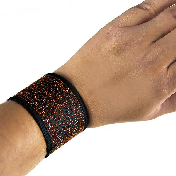 Intricate Details Leather Cuff (In-the-Hoop) - Image 2