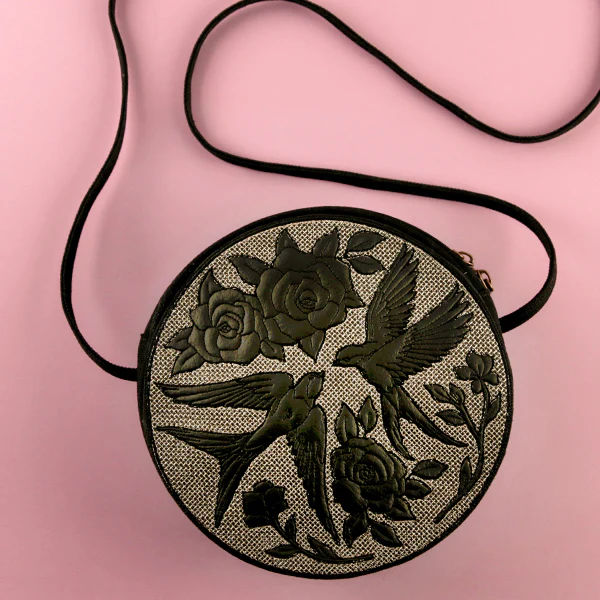 Intricate Swallows and Blooms (Embossed) - Image 15