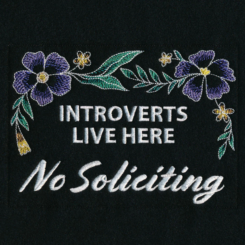 Introvert Welcome Garden Flag - Image 10