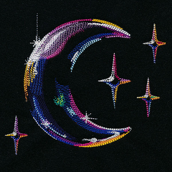 Iridescent Crescent Moon & Stars - Image 3