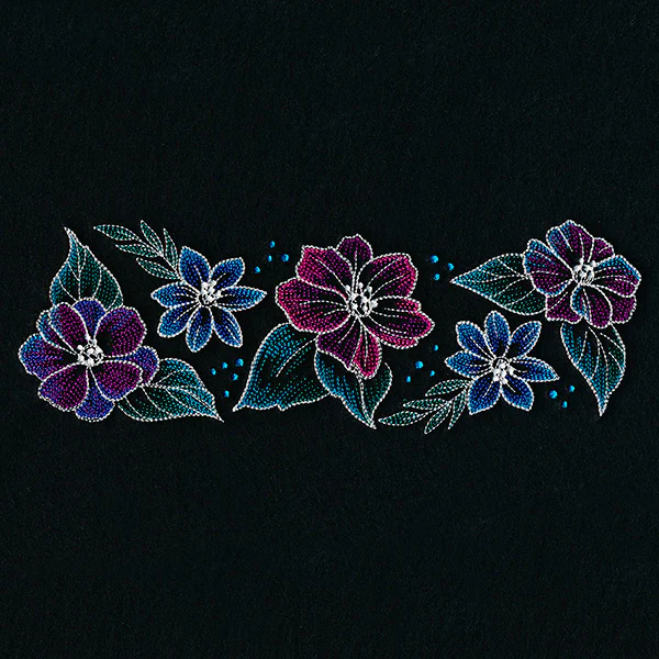 Iridescent Flower Border - Image 4