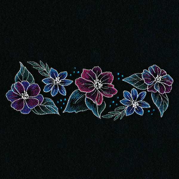 Iridescent Flower Border - Image 7