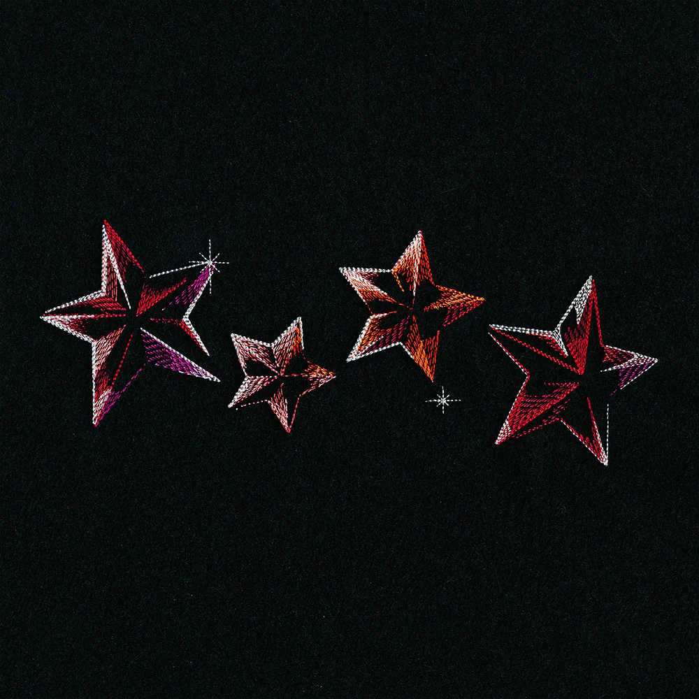 Iridescent Stars Border - Image 3
