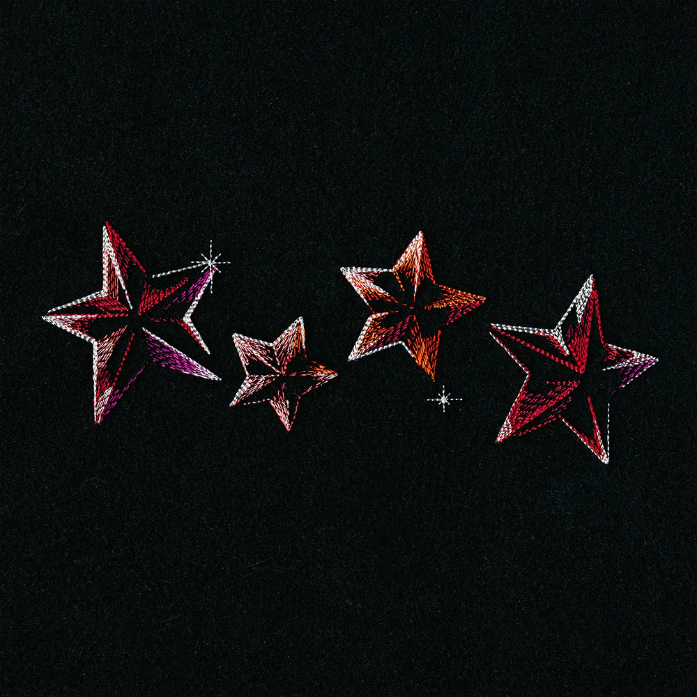 Iridescent Stars Border - Image 4
