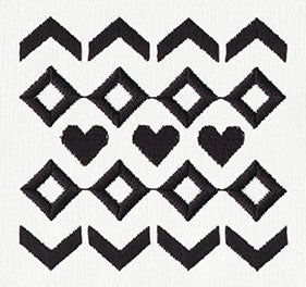 Ironic Sweater - Hearts Pattern - Image 2