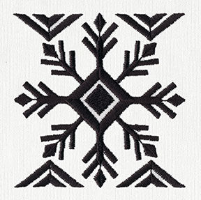 Ironic Sweater - Snowflake Pattern - Image 2