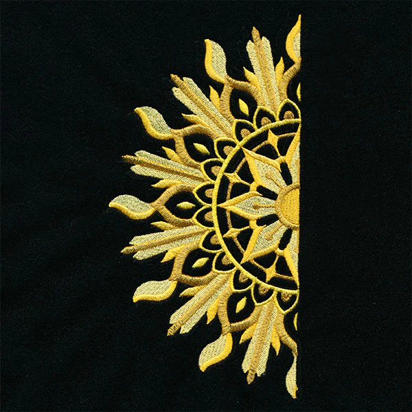 Ironwork and Magic Half Sun Mandala - Image 7